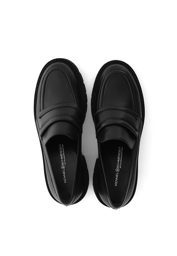 LOAFERSY SHINY CZARNE