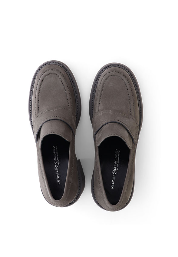 LOAFERSY BUMP GRAFITOWE
