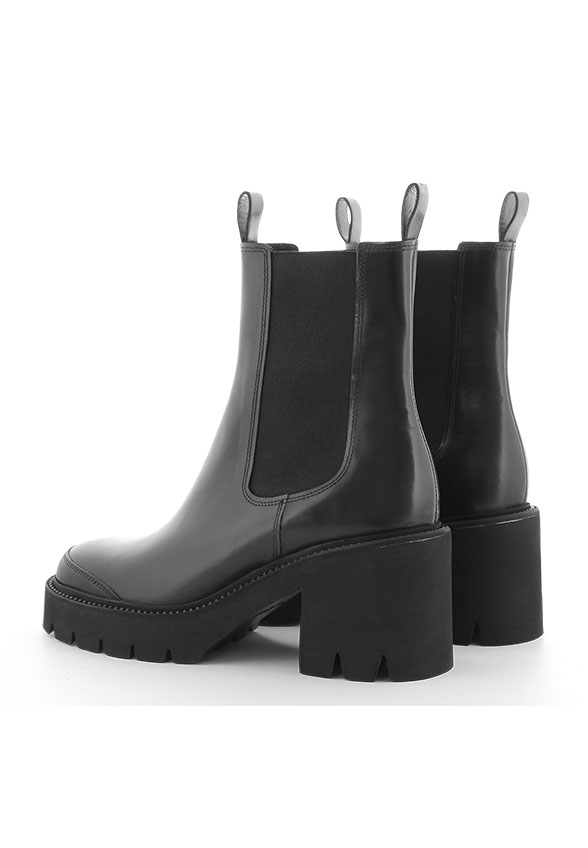 BOTKI GLOSSY CZARNE