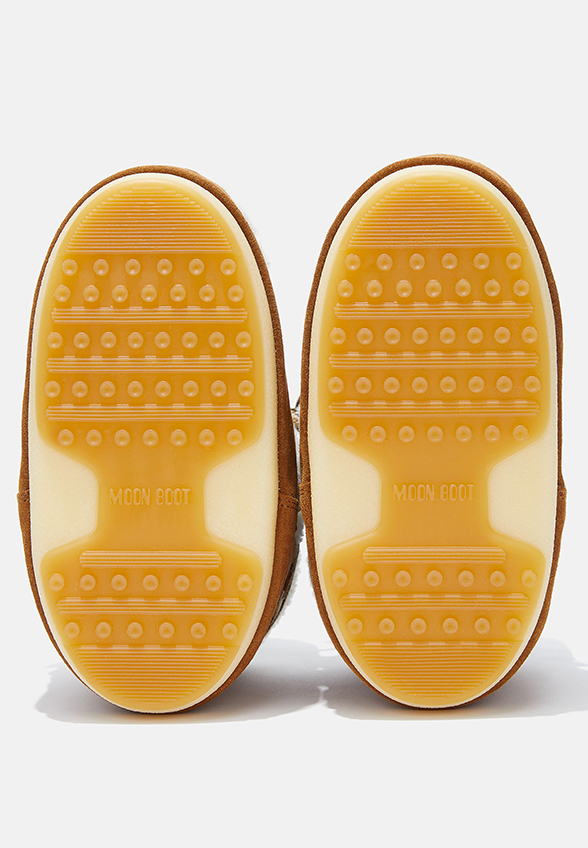 BUTY ZIMOWE PUMPS SHEARLING BIAŁO-BRĄZOWE