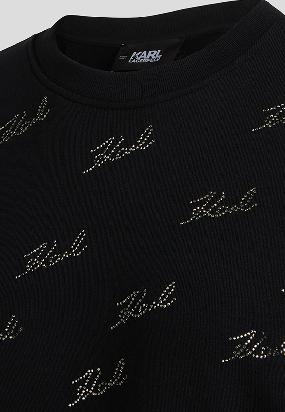 BLUZA Z LOGO CZARNA