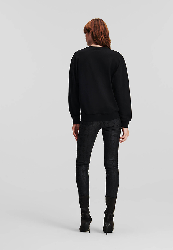 BLUZA Z LOGO CZARNA