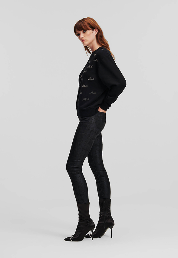 BLUZA Z LOGO CZARNA