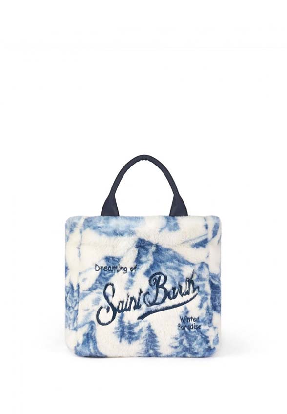 TORBA COLETTE SOFT BIAŁO-NIEBIESKA
