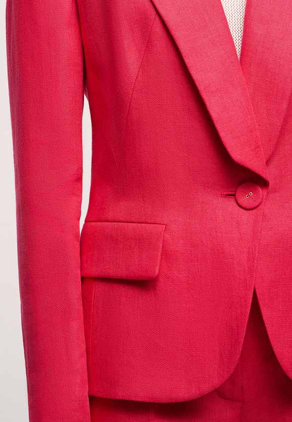 MARYNARKA LNIANA VENTI CZERWONA