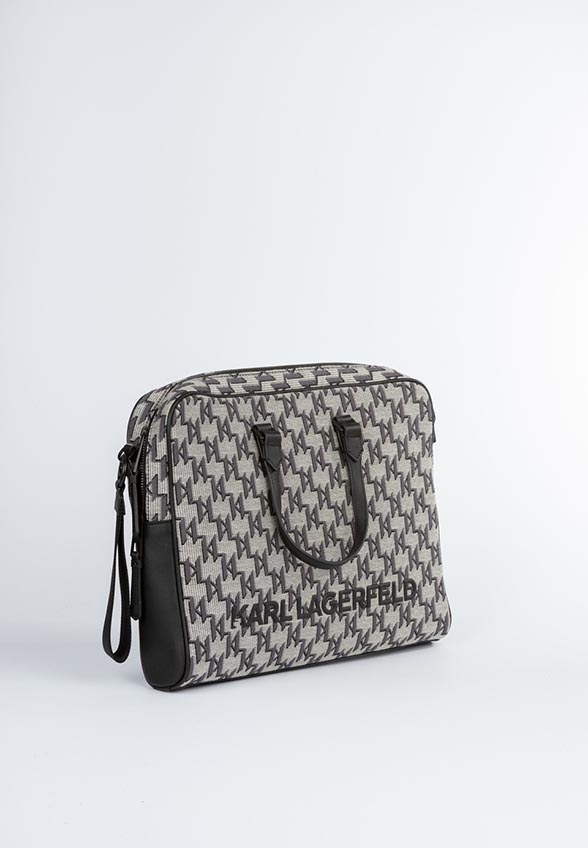 TORBA NA LAPTOPA K/MONOGRAM SZARA