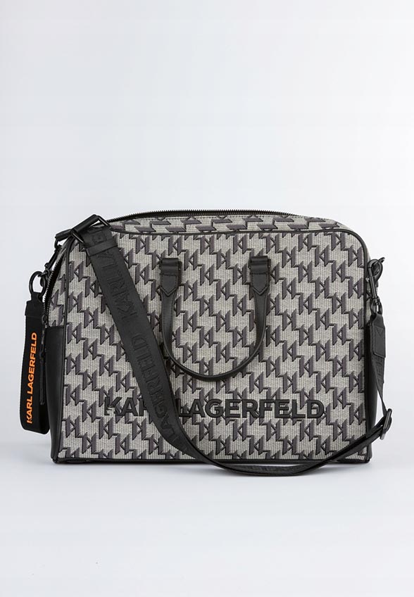 TORBA NA LAPTOPA K/MONOGRAM SZARA