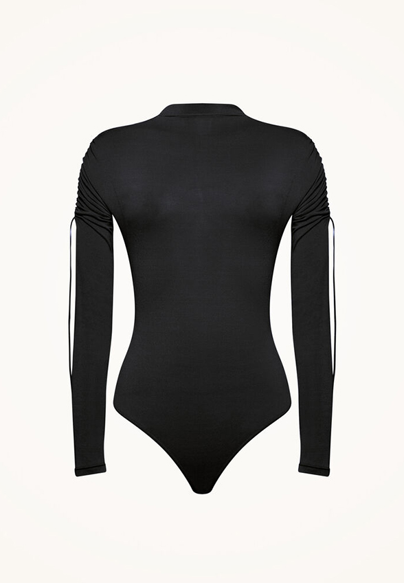 BODY CREPE JERSEY CZARNE