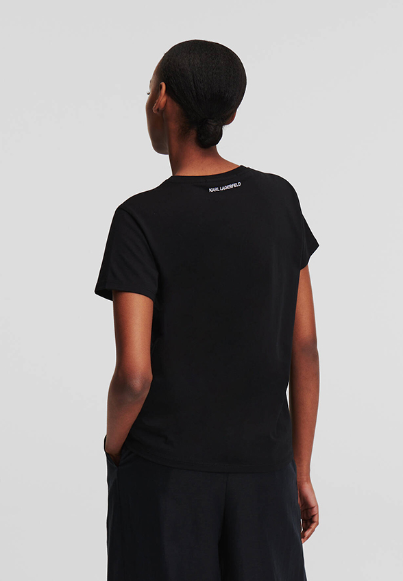 T-SHIRT ESSENTIAL CZARNY