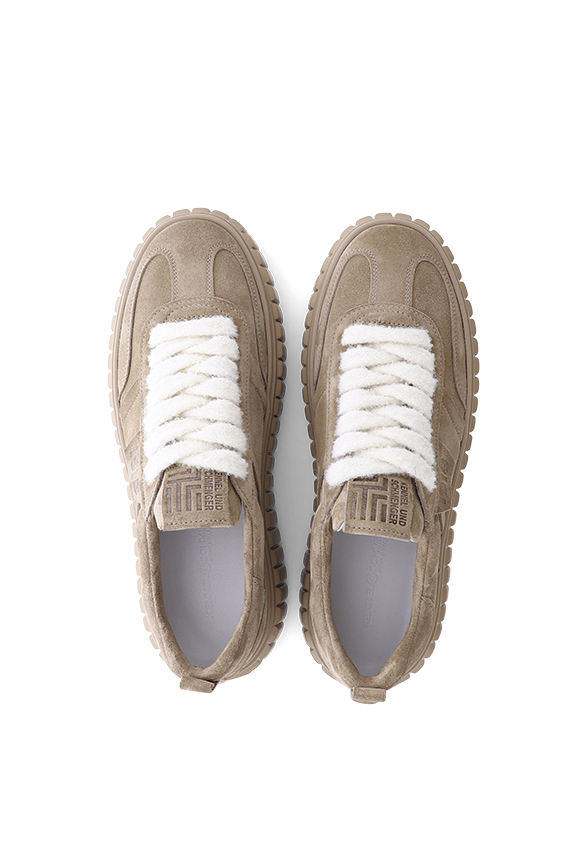 SNEAKERSY ZAP ZAMSZOWE BRĄZOWE