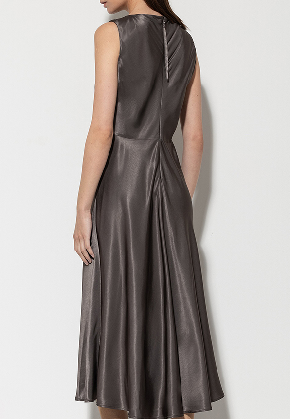 SUKIENKA MIDI SATYNOWA FANGO
