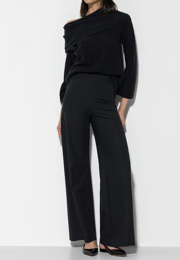 SPODNIE SOFTSHELL CZARNE
