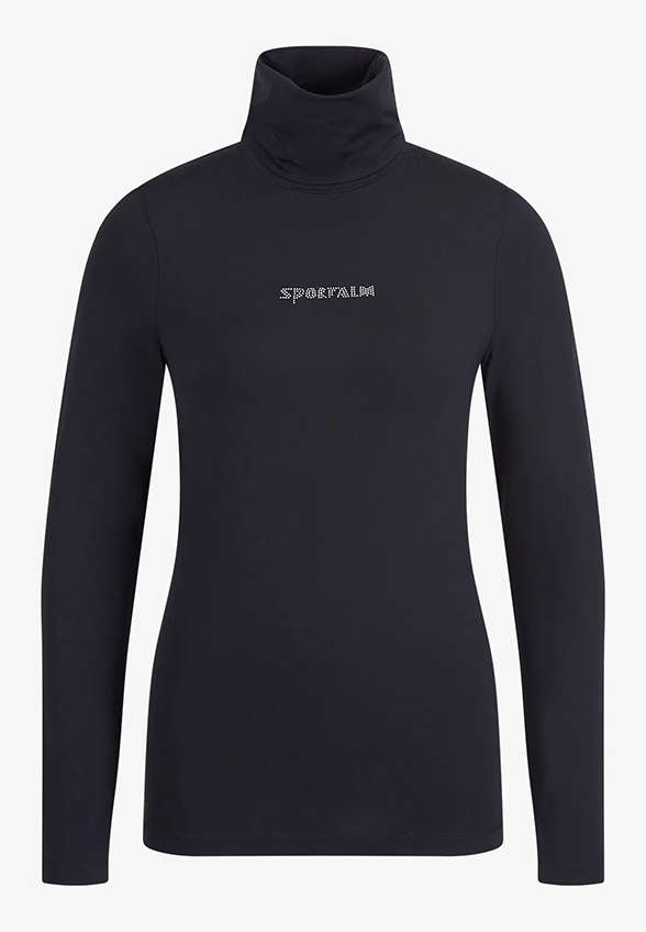 LONGSLEEVE Z GOLFEM I NAPISEM CZARNY
