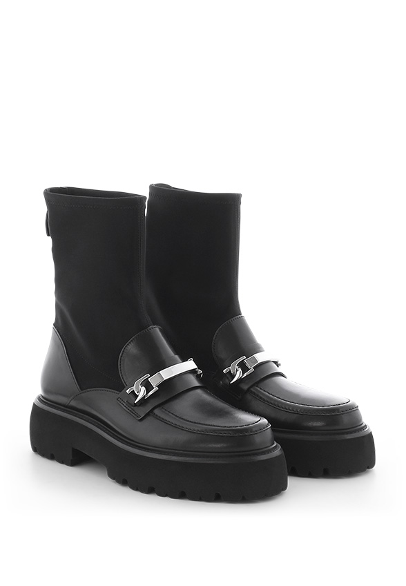 BUTY Z ELASTYCZNĄ CHOLEWKĄ SURI CZARNE