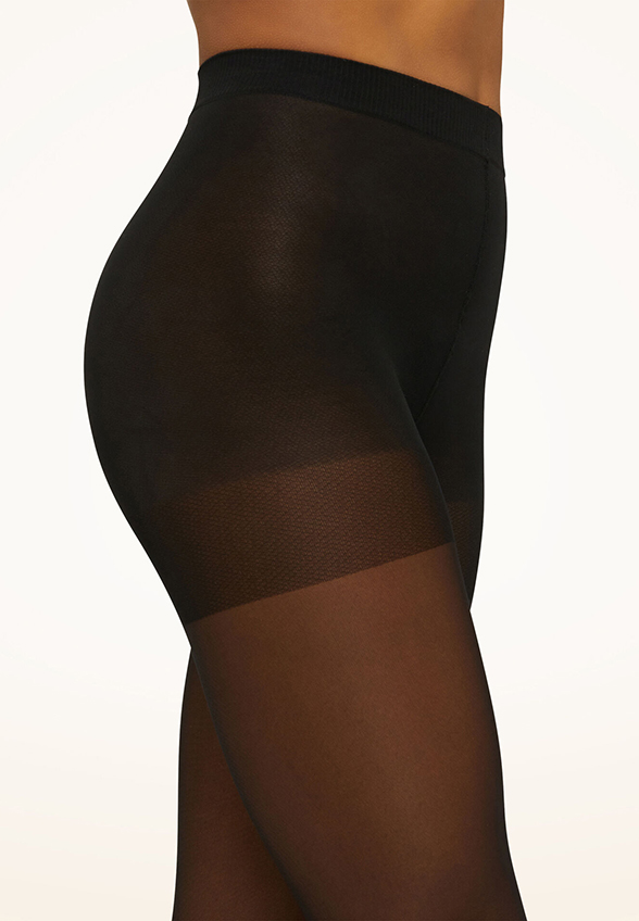 RAJSTOPY MISS W 30 LEG SUPPORT TIGHTS CZARNE