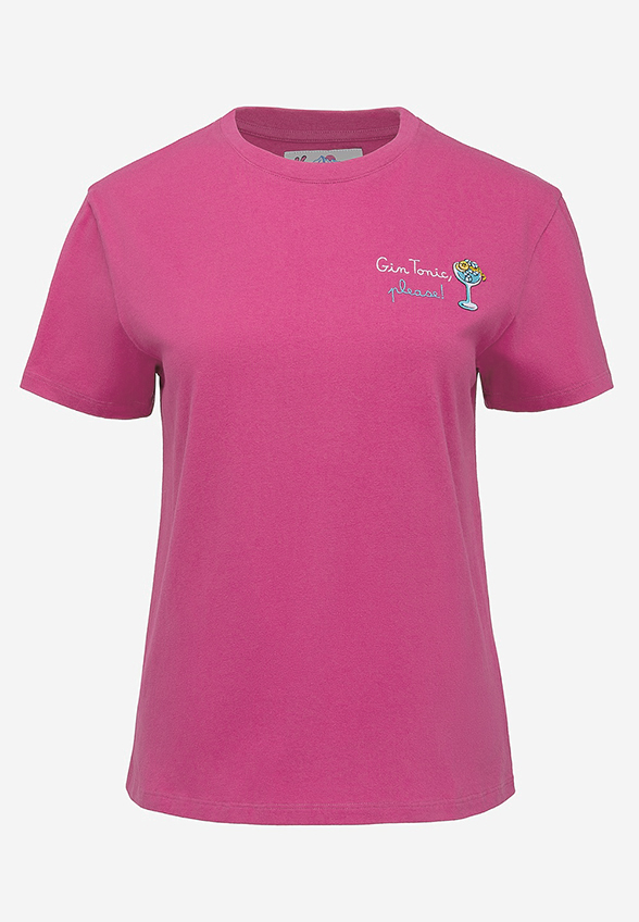 T-SHIRT EMILIE RÓŻOWY