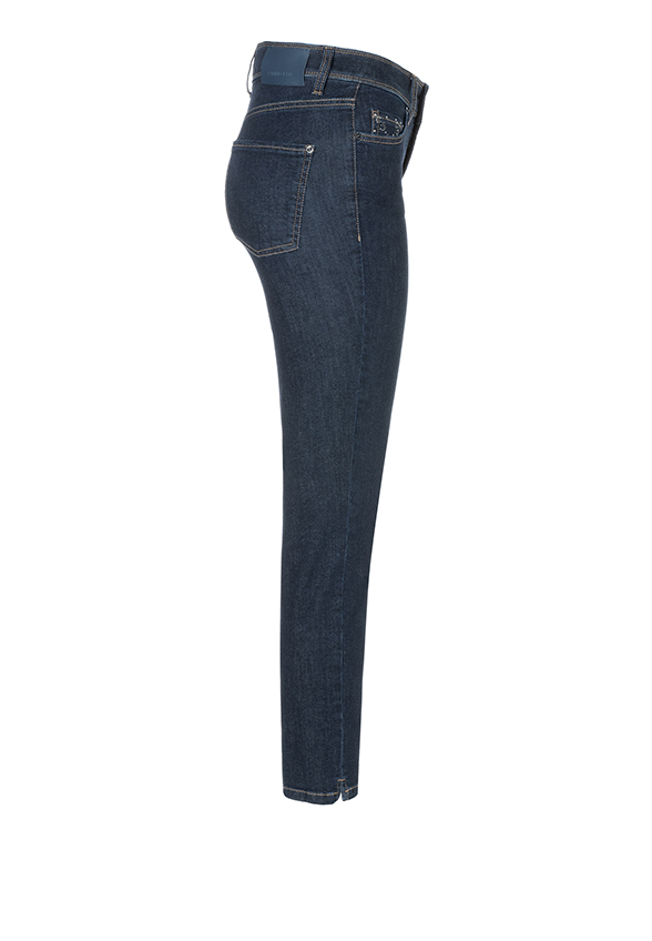 SPODNIE JEANSOWE PIPER SHORT GRANATOWE