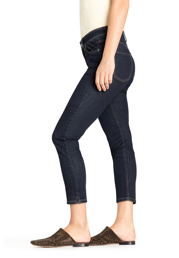 SPODNIE JEANSOWE PIPER SHORT GRANATOWE
