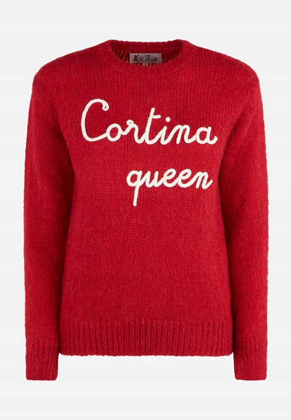 SWETER NEW QUEEN SOFT CORTINA CZERWONY