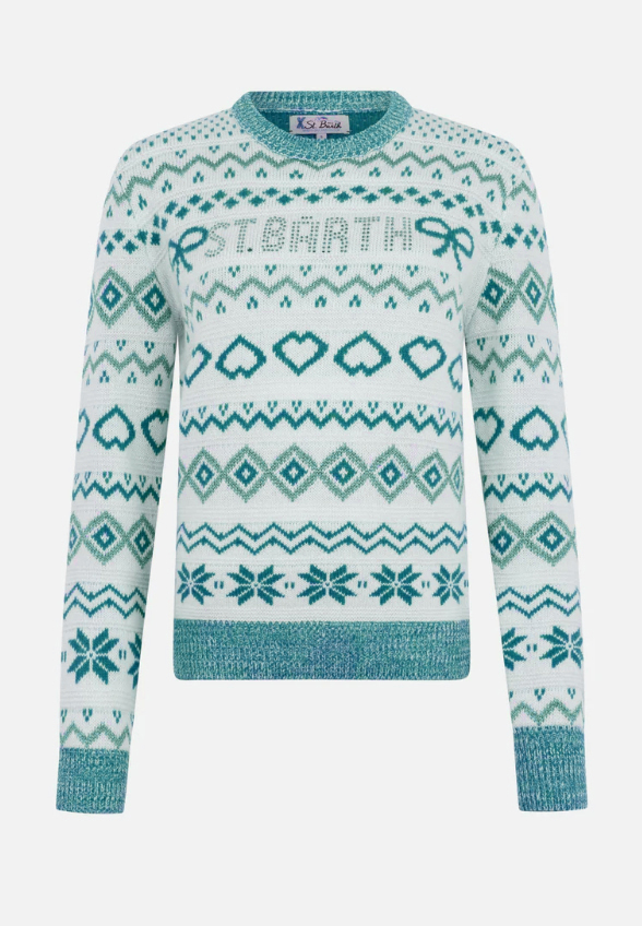 SWETER NEW QUEEN NORDIC ZIELONY