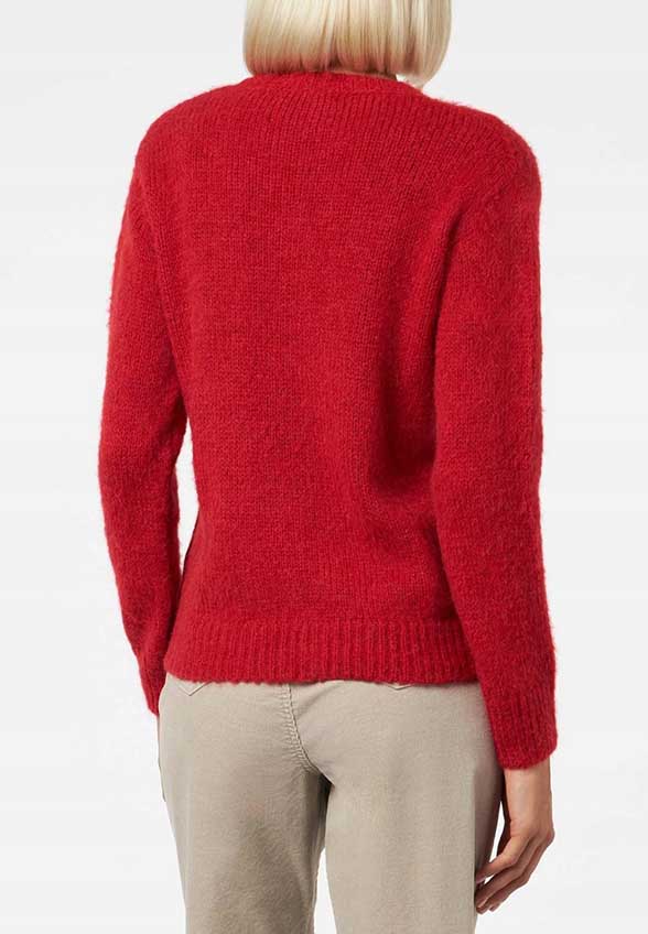 SWETER NEW QUEEN SOFT CORTINA CZERWONY
