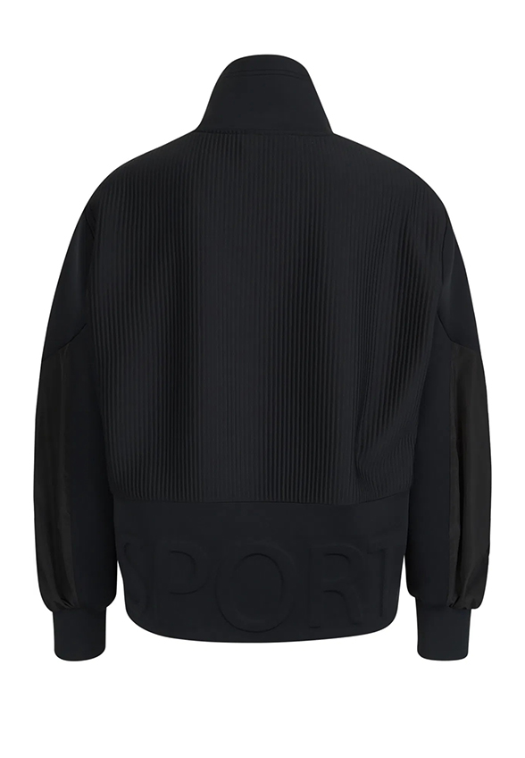 BLUZA ZE STÓJKĄ CZARNA