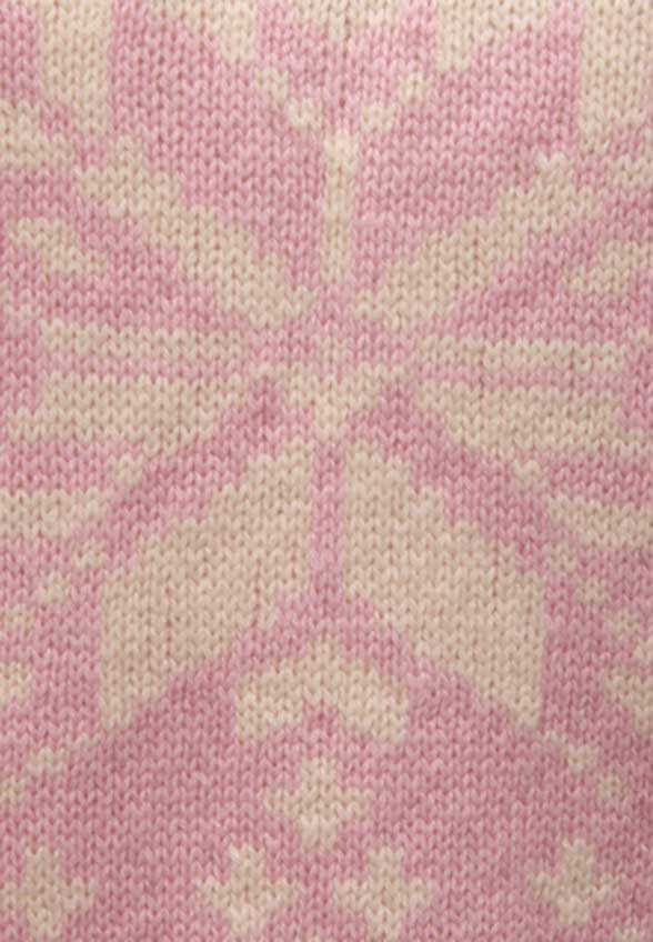 SWETER Z GOLFEM NEW HUT RÓŻOWY
