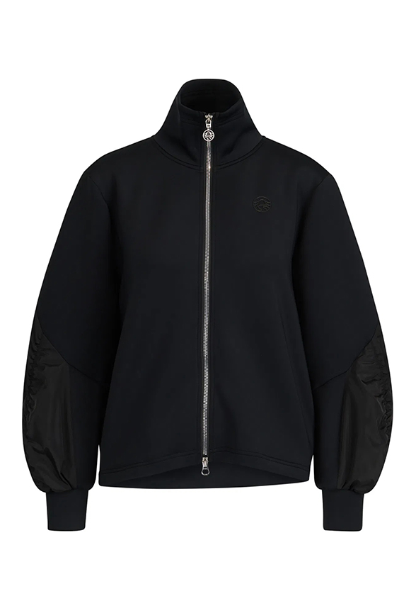 BLUZA ZE STÓJKĄ CZARNA