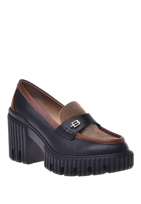 LOAFERSY NA OBCASIE CZARNO-BRĄZOWE
