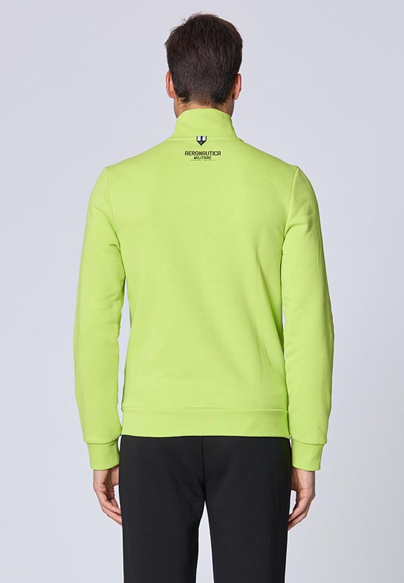 BLUZA SPORTOWA BAWEŁNIANA ZIELONA