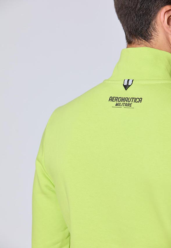 BLUZA SPORTOWA BAWEŁNIANA ZIELONA