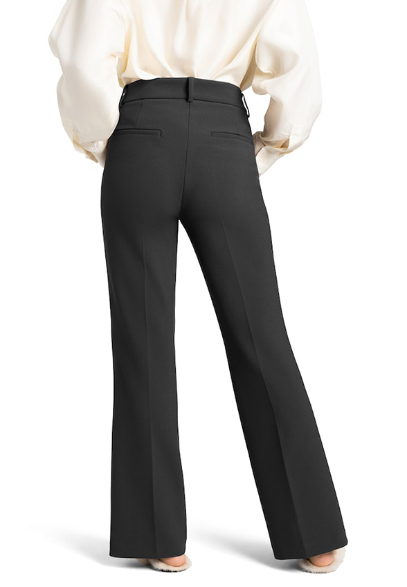 SPODNIE FAWN FLARED FIT-LONG CZARNE