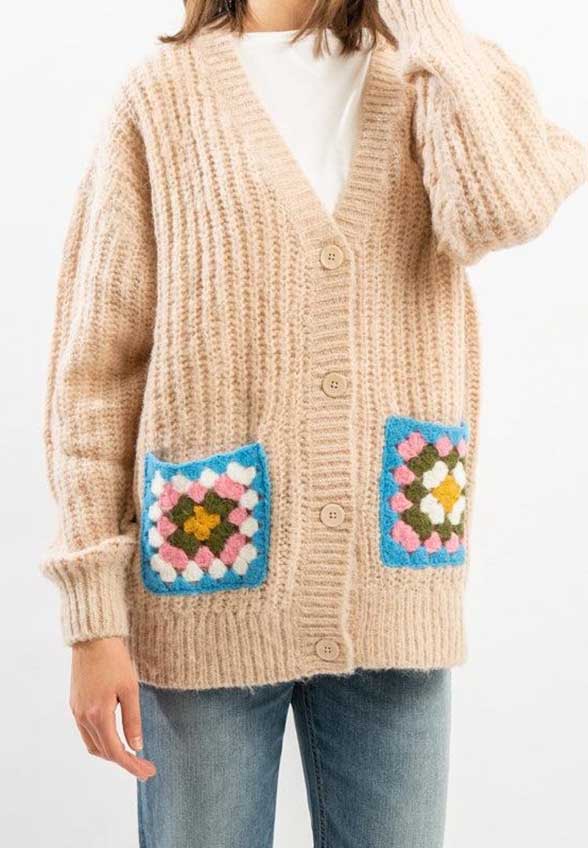 SWETER CHLOE SOFT BEŻOWY