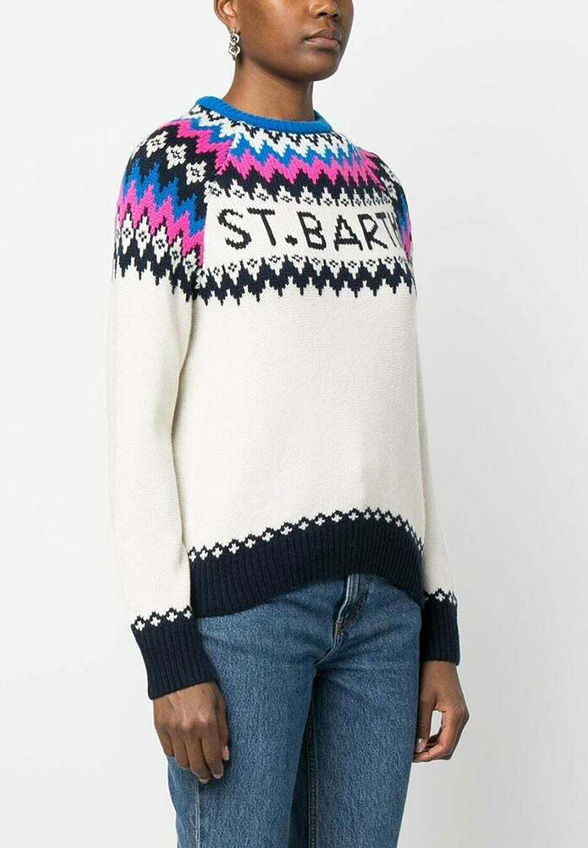 SWETER NEW QUEEN NORDIC BIAŁY