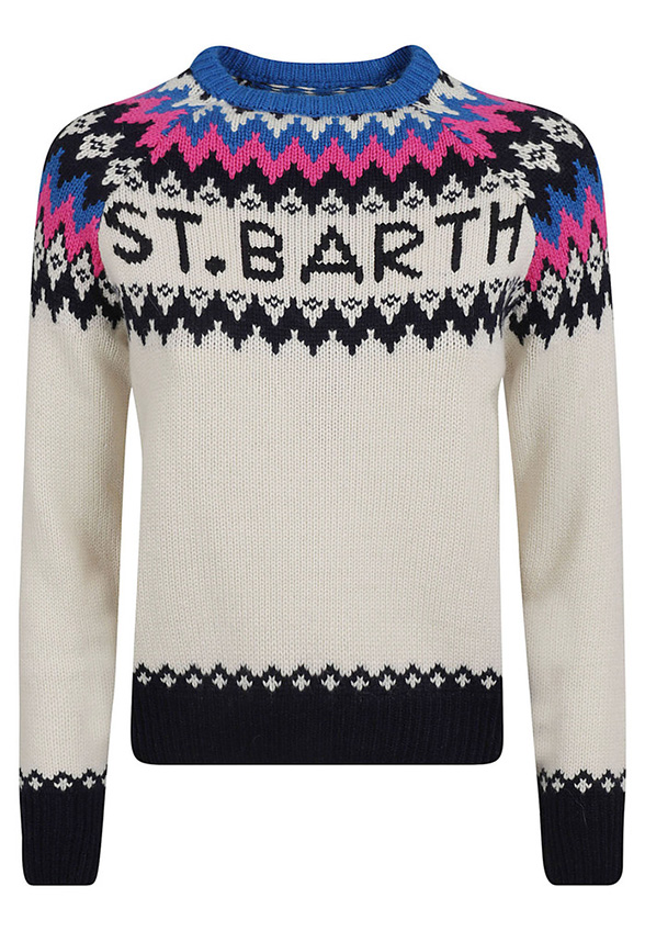 SWETER NEW QUEEN NORDIC BIAŁY