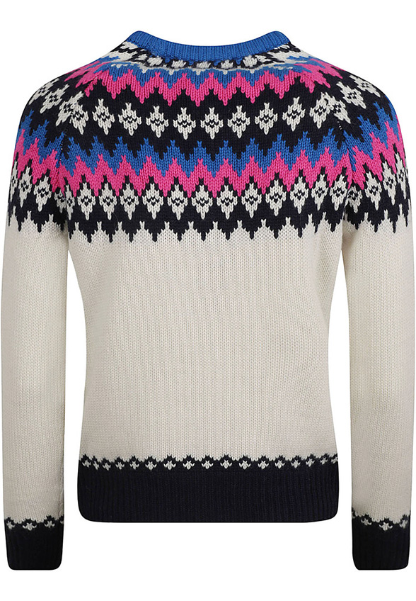 SWETER NEW QUEEN NORDIC BIAŁY
