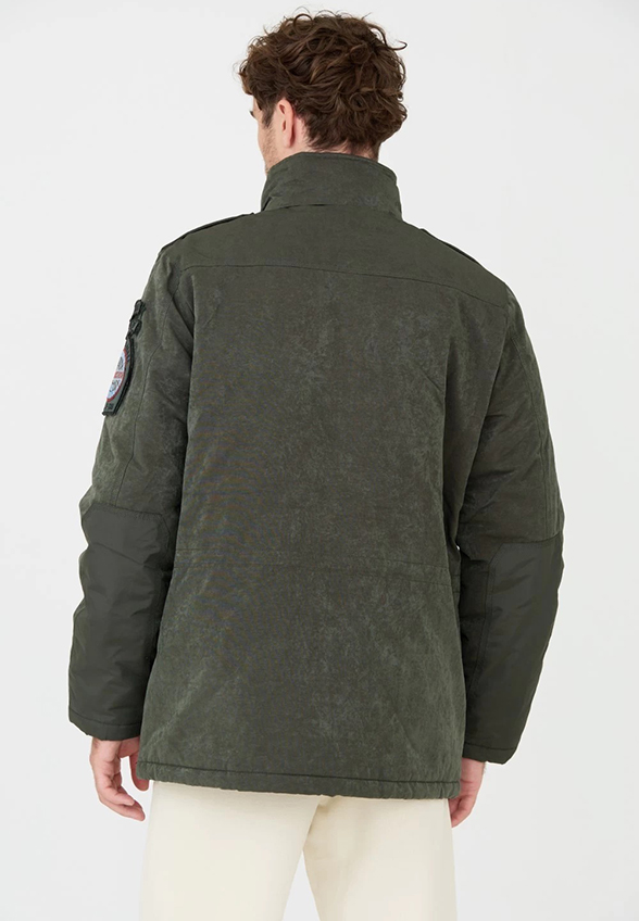 KURTKA Z KIESZENIAMI CARGO KHAKI