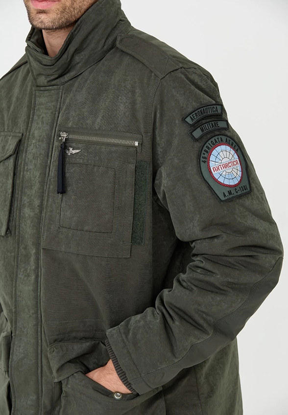 KURTKA Z KIESZENIAMI CARGO KHAKI