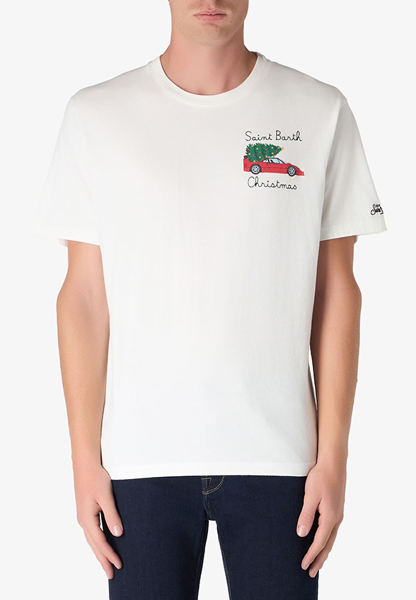 T-SHIRT ARNOTT SPEED CHRISTMAS BIAŁY