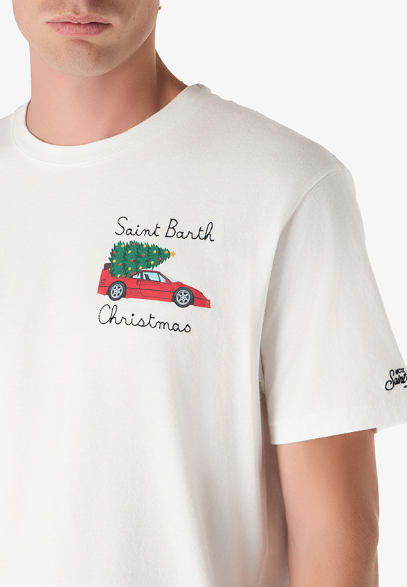 T-SHIRT ARNOTT SPEED CHRISTMAS BIAŁY