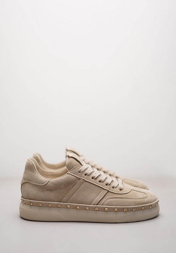 SNEAKERSY ZAMSZOWE CLAP BEŻOWE