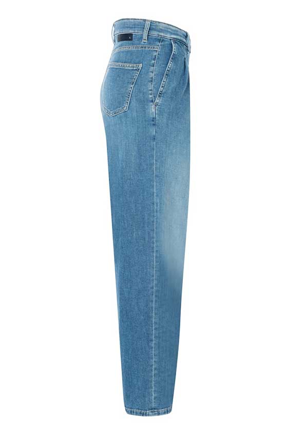 SPODNIE JEANSOWE ALMA WIDE-FIT LONG NIEBIESKIE