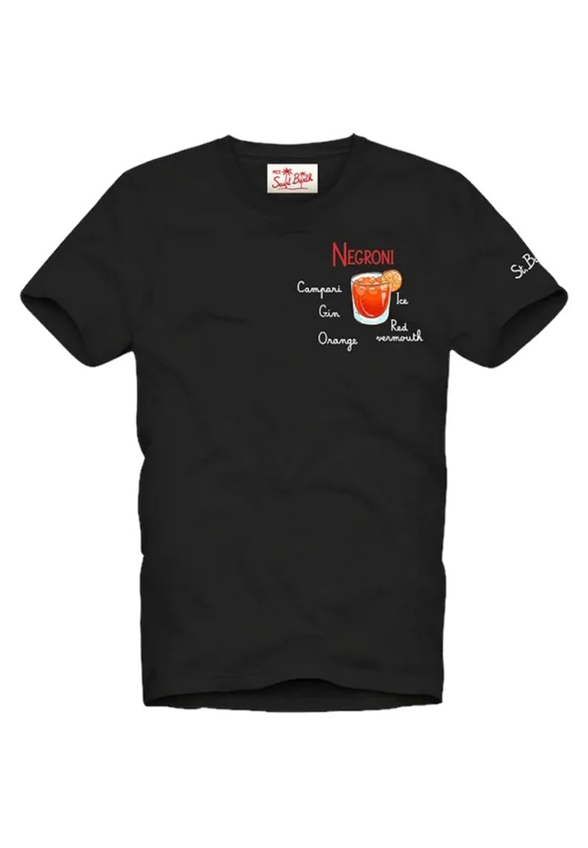 T-SHIRT NEGRONI CZARNY