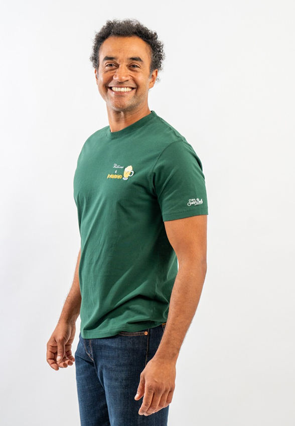 T-SHIRT ARNOTT SLITTINO BOMBARDINO ZIELONY
