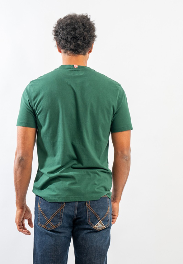 T-SHIRT ARNOTT SLITTINO BOMBARDINO ZIELONY
