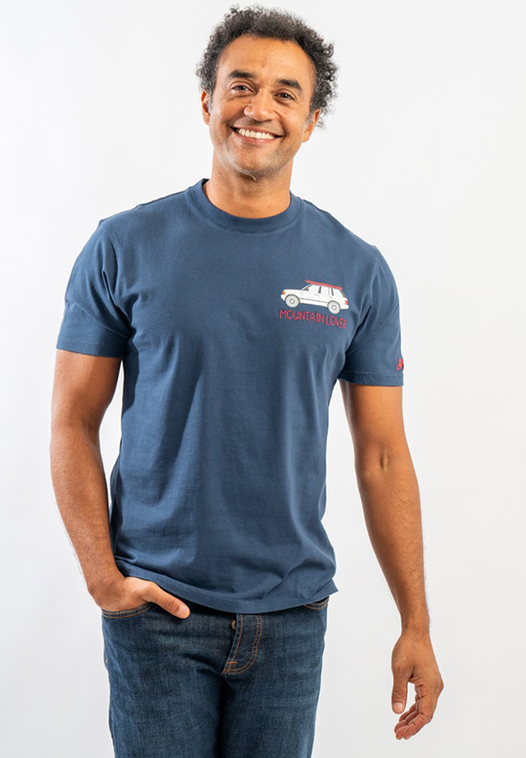 T-SHIRT ARNOTT MOUNTAIN LOVER GRANATOWY