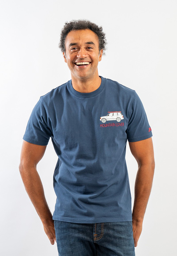 T-SHIRT ARNOTT MOUNTAIN LOVER GRANATOWY