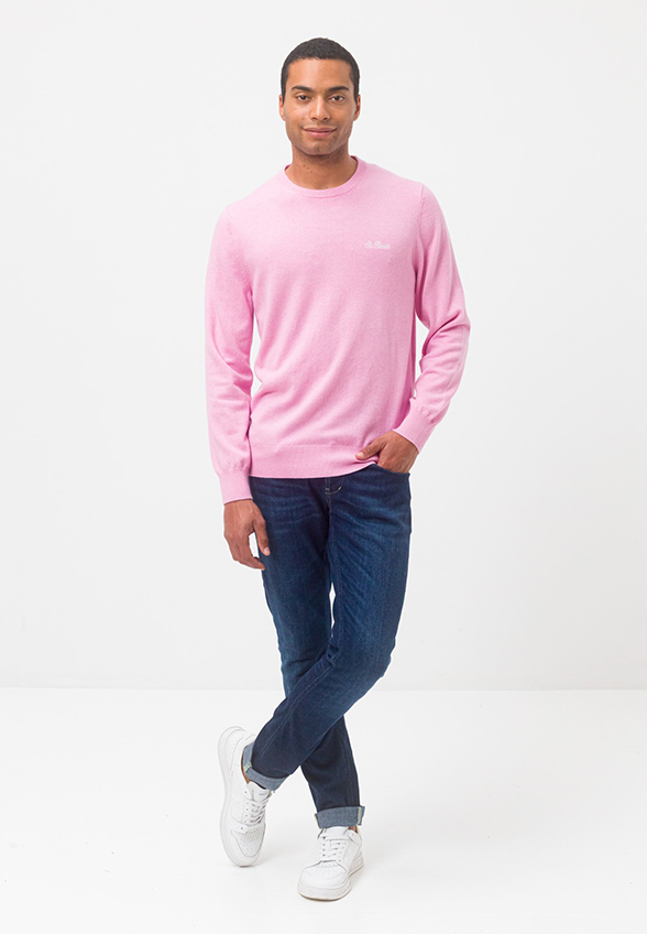 SWETER REGENT BLEND RÓŻOWY