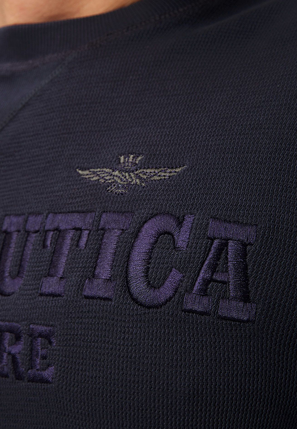 BLUZA Z MILITARNYM HAFTEM GRANATOWA