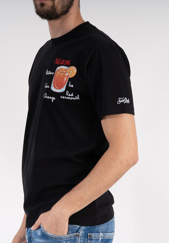 T-SHIRT NEGRONI CZARNY